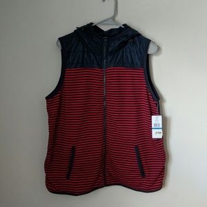Tommy Hilfiger blue and red stripped vest